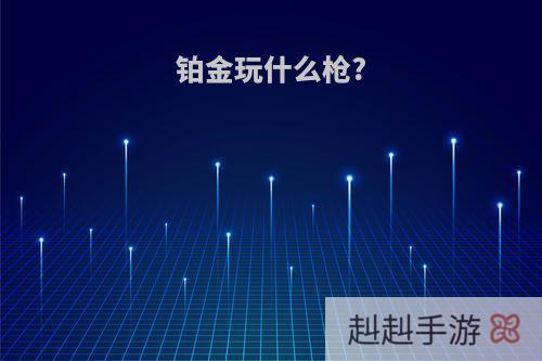 铂金玩什么枪?