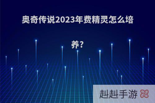 奥奇传说2023年费精灵怎么培养?
