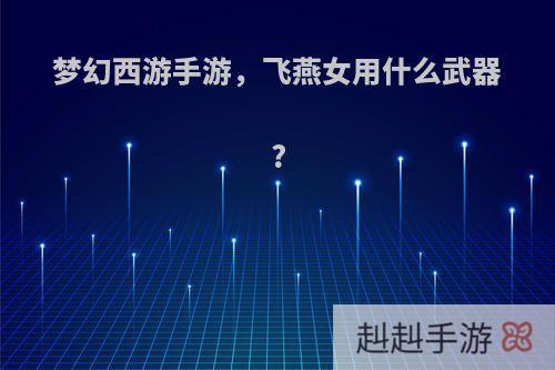 梦幻西游手游，飞燕女用什么武器?