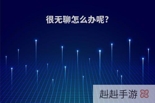 很无聊怎么办呢?