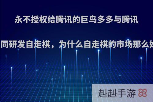 永不授权给腾讯的巨鸟多多与腾讯共同研发自走棋，为什么自走棋的市场那么好?