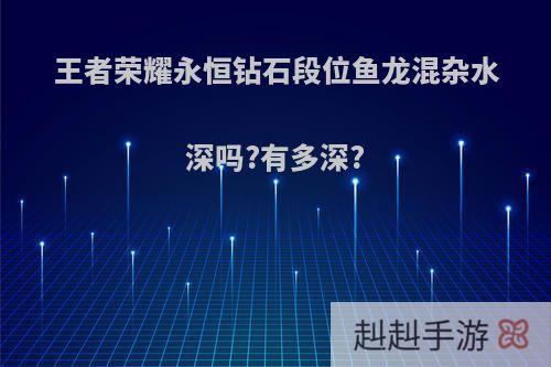 王者荣耀永恒钻石段位鱼龙混杂水深吗?有多深?