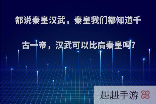 都说秦皇汉武，秦皇我们都知道千古一帝，汉武可以比肩秦皇吗?