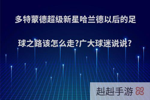 多特蒙德超级新星哈兰德以后的足球之路该怎么走?广大球迷说说?