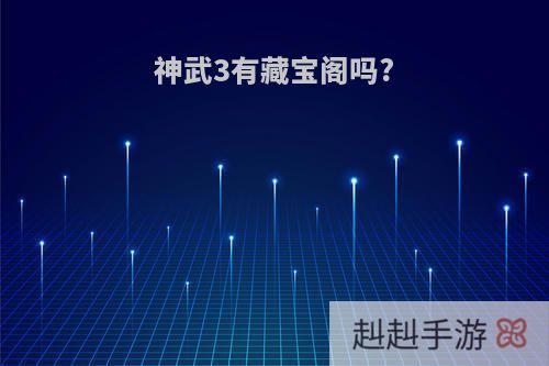 神武3有藏宝阁吗?