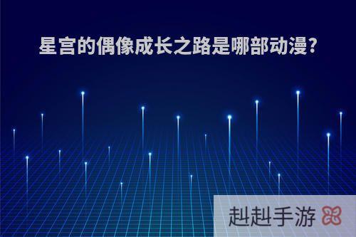 星宫的偶像成长之路是哪部动漫?