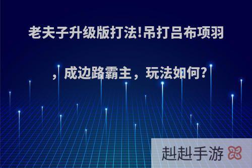 老夫子升级版打法!吊打吕布项羽，成边路霸主，玩法如何?