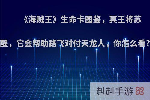 《海贼王》生命卡图鉴，冥王将苏醒，它会帮助路飞对付天龙人，你怎么看?