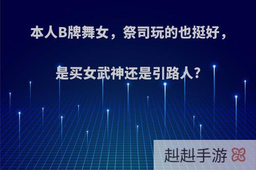 本人B牌舞女，祭司玩的也挺好，是买女武神还是引路人?