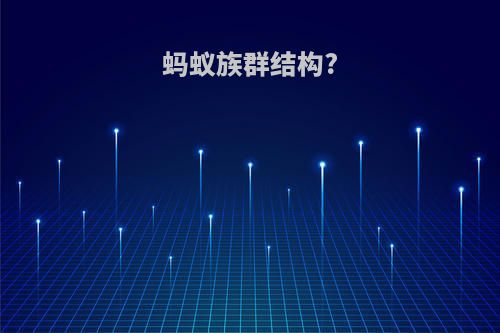 蚂蚁族群结构?