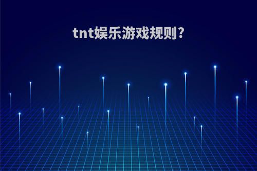 tnt娱乐游戏规则?