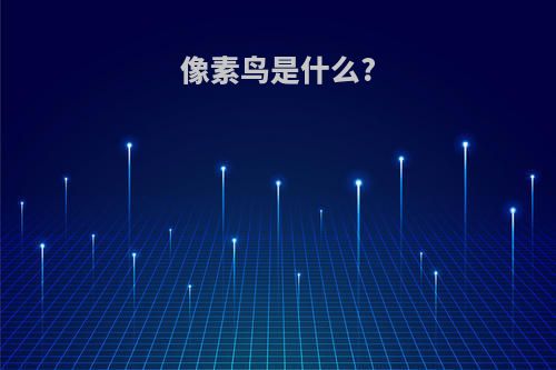 像素鸟是什么?