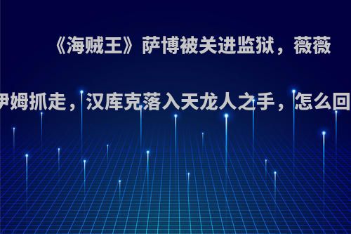 《海贼王》萨博被关进监狱，薇薇被伊姆抓走，汉库克落入天龙人之手，怎么回事?