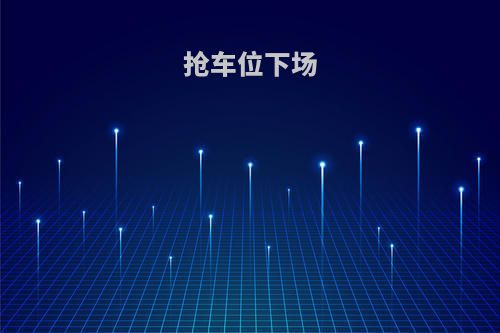 抢车位下场