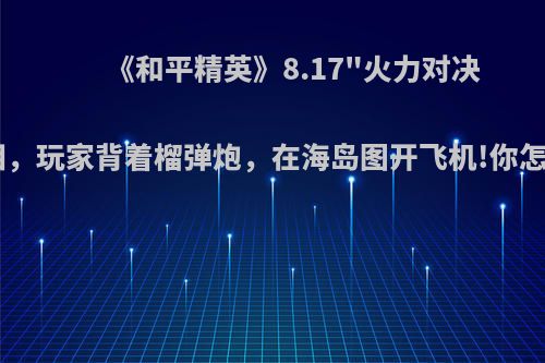 《和平精英》8.17