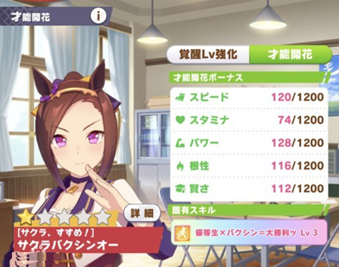 赛马娘日服角色元素介绍