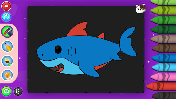 可爱的动物着色